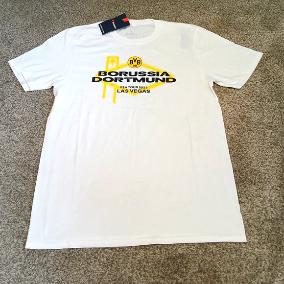 Fanatics BVB Borussia Dortmund Soccer T-Shirt Men's Size Medium (NWT) - Picture 1 of 6